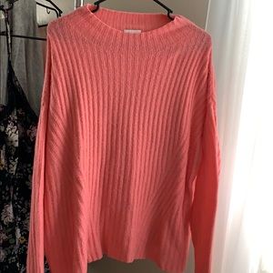 Bubble pink sweater